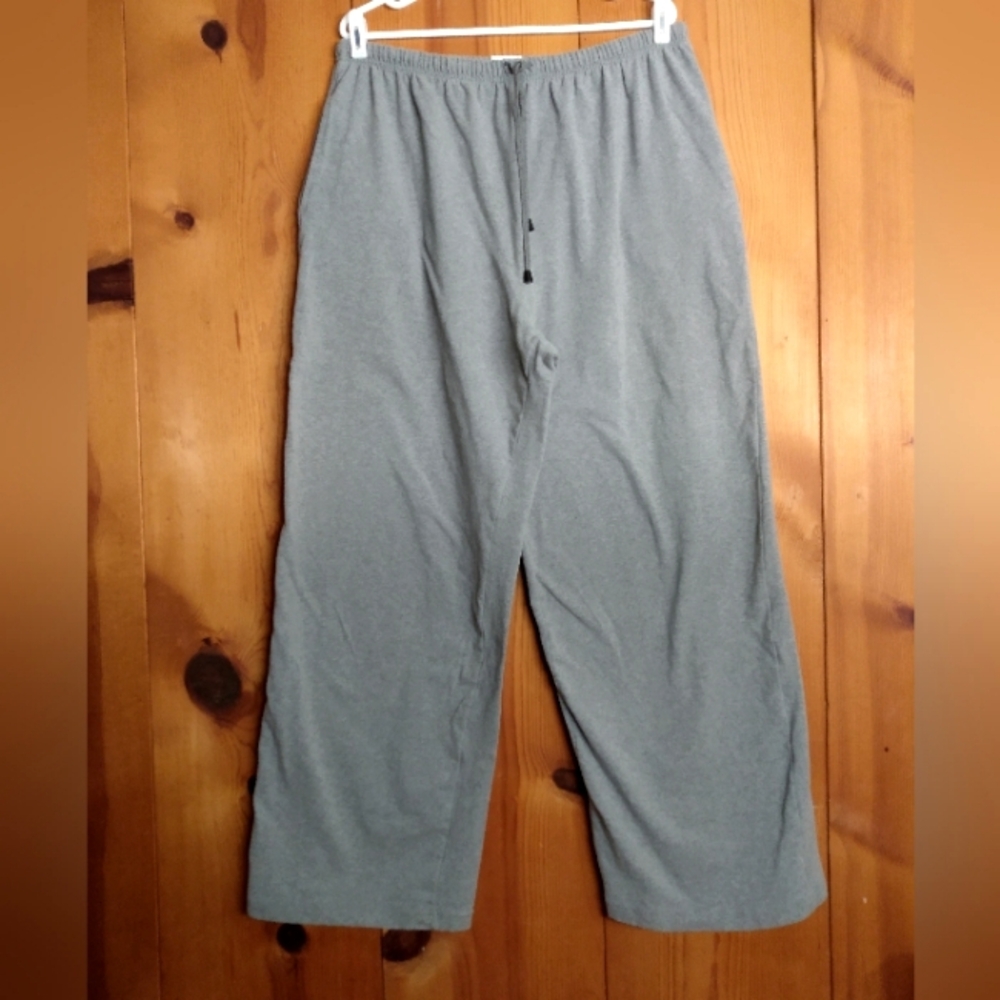Frederique Cotton Knit Drawstring Wide Leg Pants